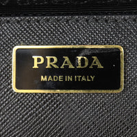 Prada Saffiano Lux Galleria Double Zip Tote Medium Interior Stamp