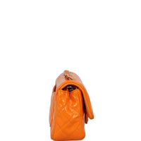 Chanel Classic Flap Mini Rectangular Bag Patent | Orange