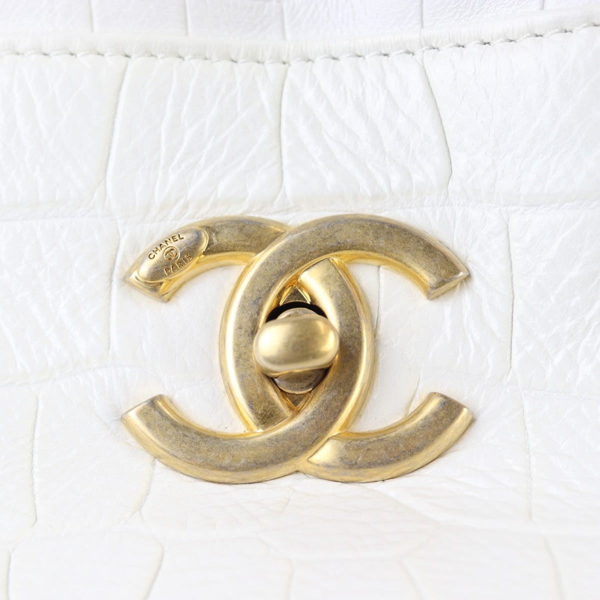 Chanel Shopping Tote Large Croc-Embossed