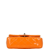 Chanel Classic Flap Mini Rectangular Bag Patent | Orange