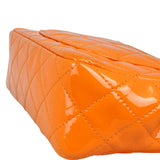 Chanel Classic Flap Mini Rectangular Bag Patent | Orange