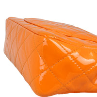 Chanel Classic Flap Mini Rectangular Bag Patent | Orange