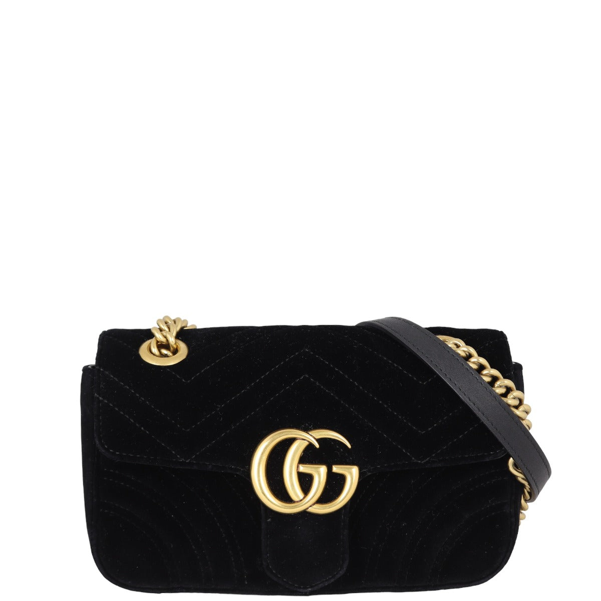Gucci Marmont Velvet Mini Shoulder Bag