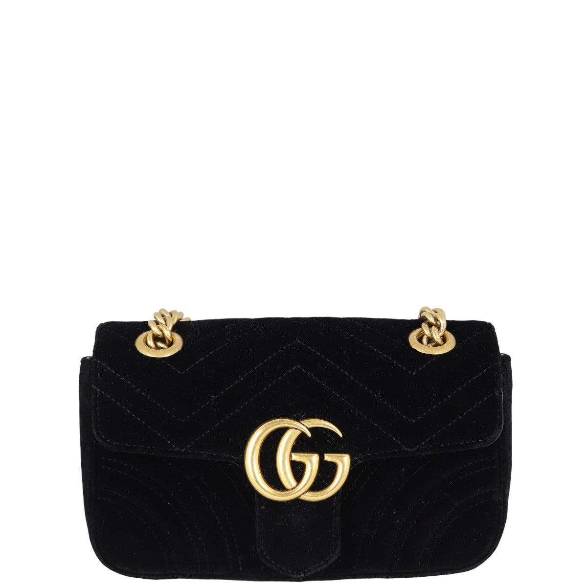 Gucci Marmont Velvet Mini Shoulder Bag