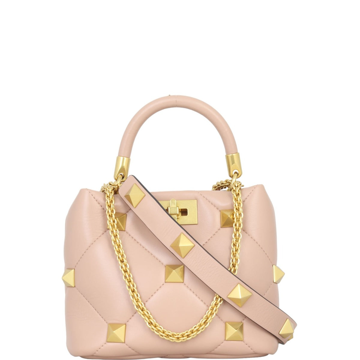 Valentino Roman Stud Top Handle Bag