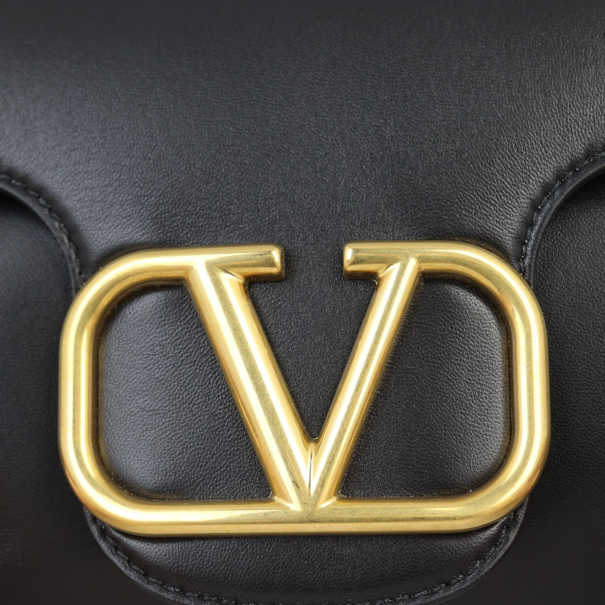 Valentino VLogo Stud Sign Shoulder Bag