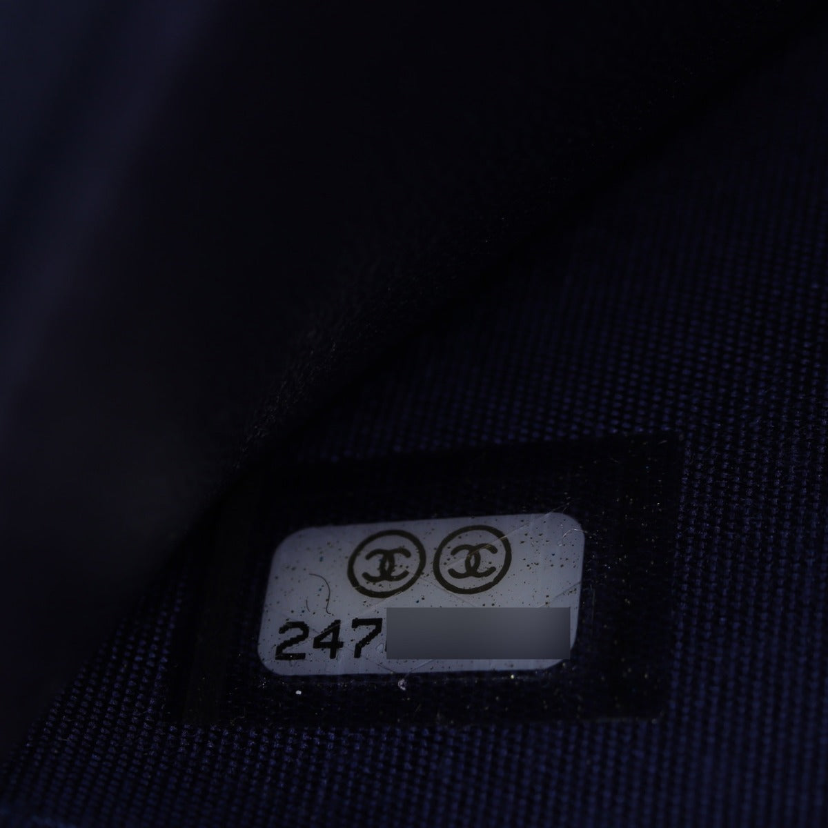 Chanel Mademoiselle Chevron Wallet on Chain Date Code