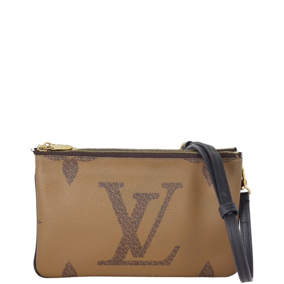 Louis Vuitton Pochette Double Zip Monogram Giant Reverse