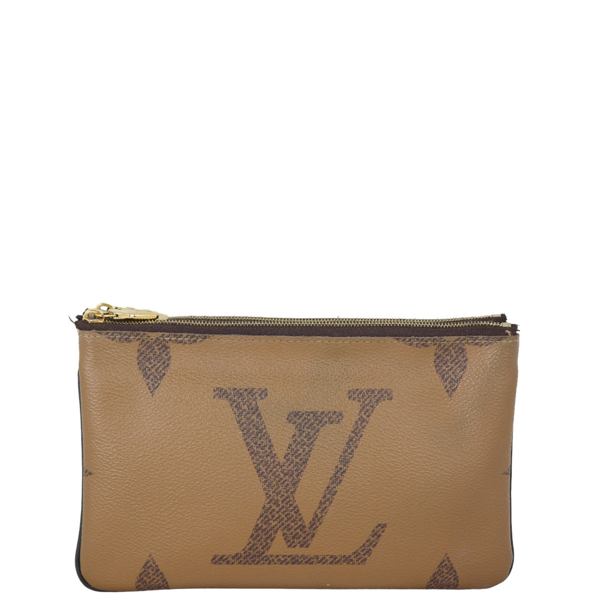 Louis Vuitton Pochette Double Zip Monogram Giant Reverse