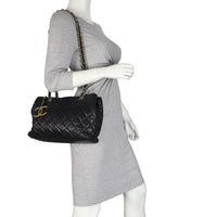 Chanel CC Zip Charm Quilted Tote