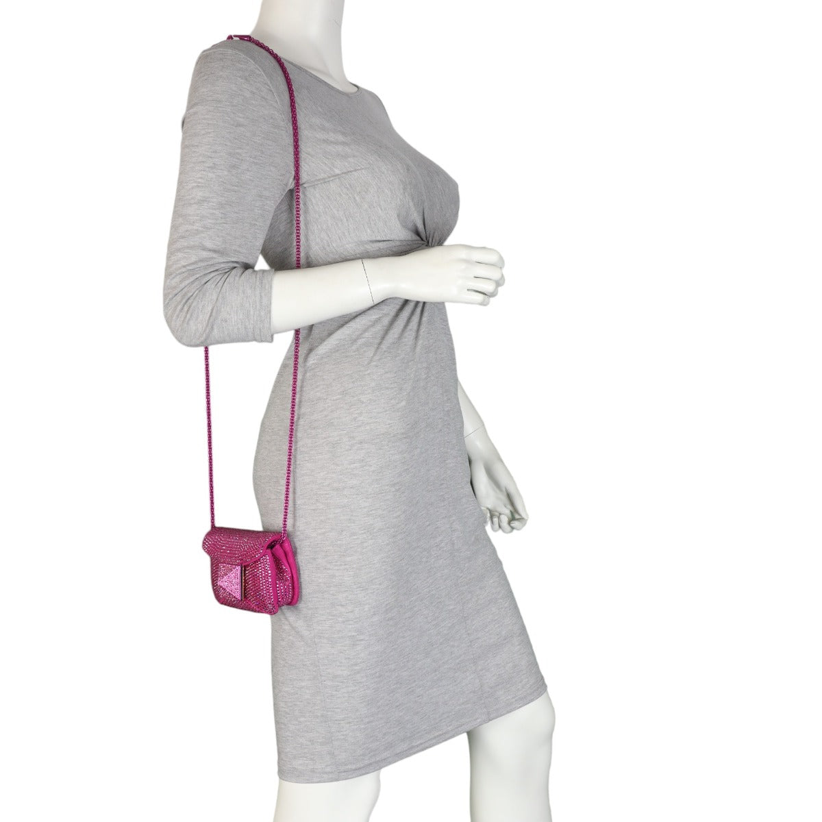 Valentino Crystal One Stud Micro Bag