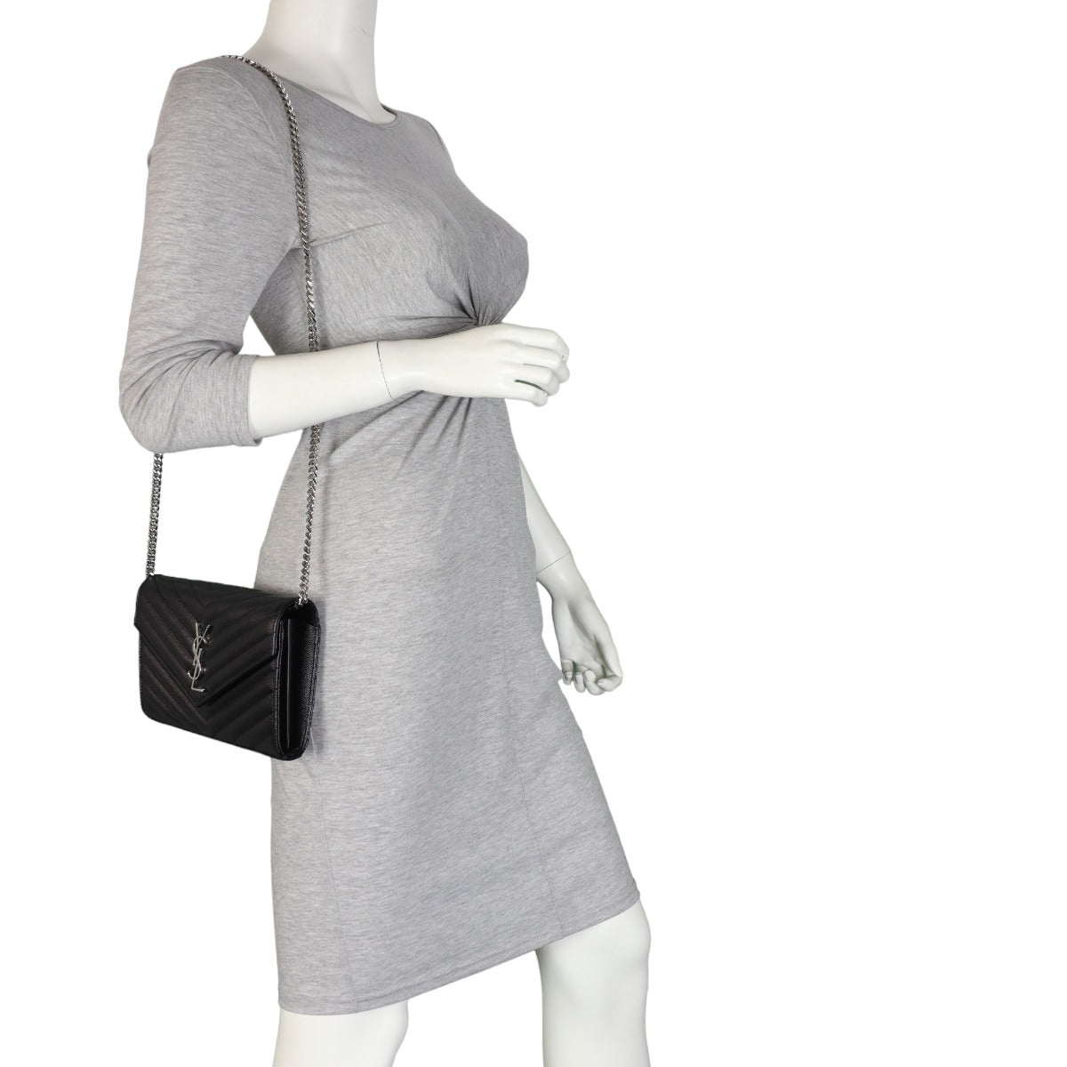 Saint Laurent Cassandre Chain Wallet