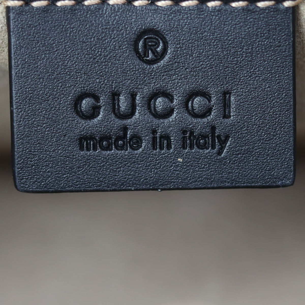Gucci Sylvie Mini Chain Bag Interior Stamp