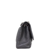 Chanel Classic Double Flap Jumbo | Black Silver Hardware