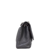 Chanel Classic Double Flap Jumbo | Black Silver Hardware