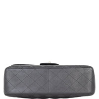 Chanel Classic Double Flap Jumbo | Black Silver Hardware