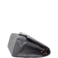 Chanel Classic Double Flap Jumbo | Black Silver Hardware