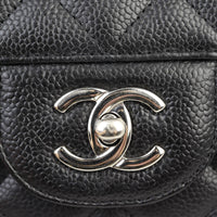 Chanel Classic Double Flap Jumbo | Black Silver Hardware