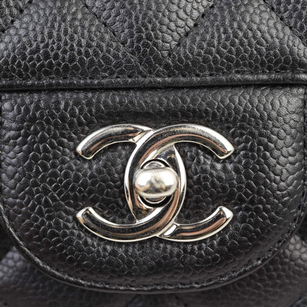 Chanel Classic Double Flap Jumbo | Black Silver Hardware