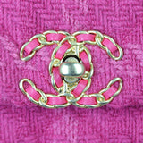 Chanel 19 Tweed Flap Bag Large | Pink