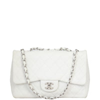 Chanel Classic Single Flap Jumbo | White
