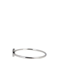 Tiffany & Co T Wire 18k White Gold Diamond Bracelet