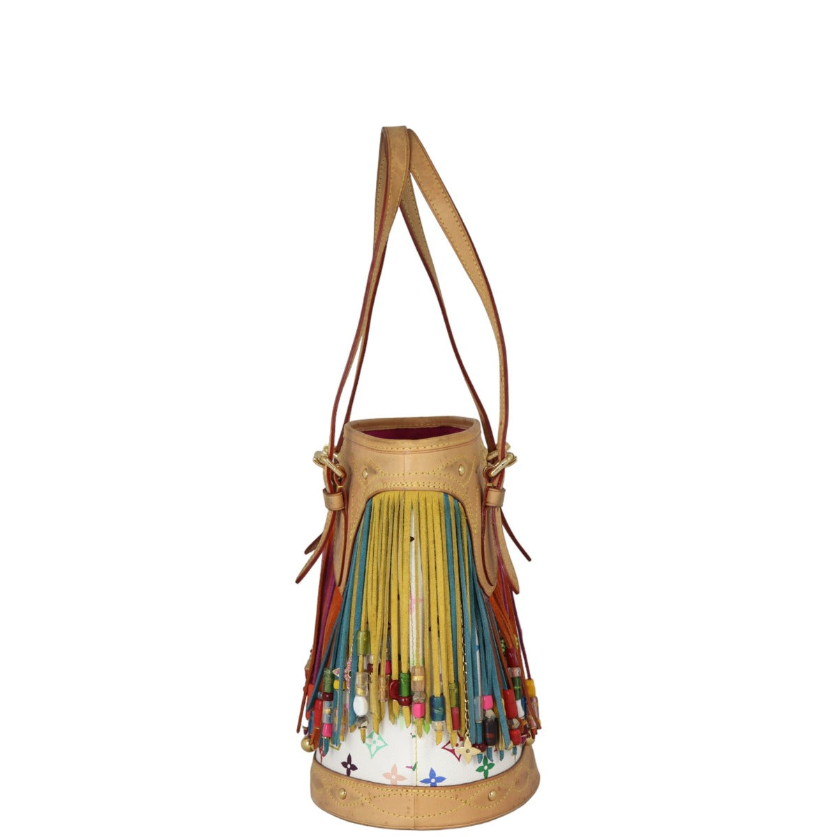 Louis Vuitton Fringe Bucket Bag Monogram Multicolore