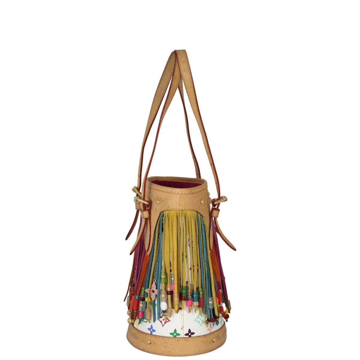 Louis Vuitton Fringe Bucket Bag Monogram Multicolore