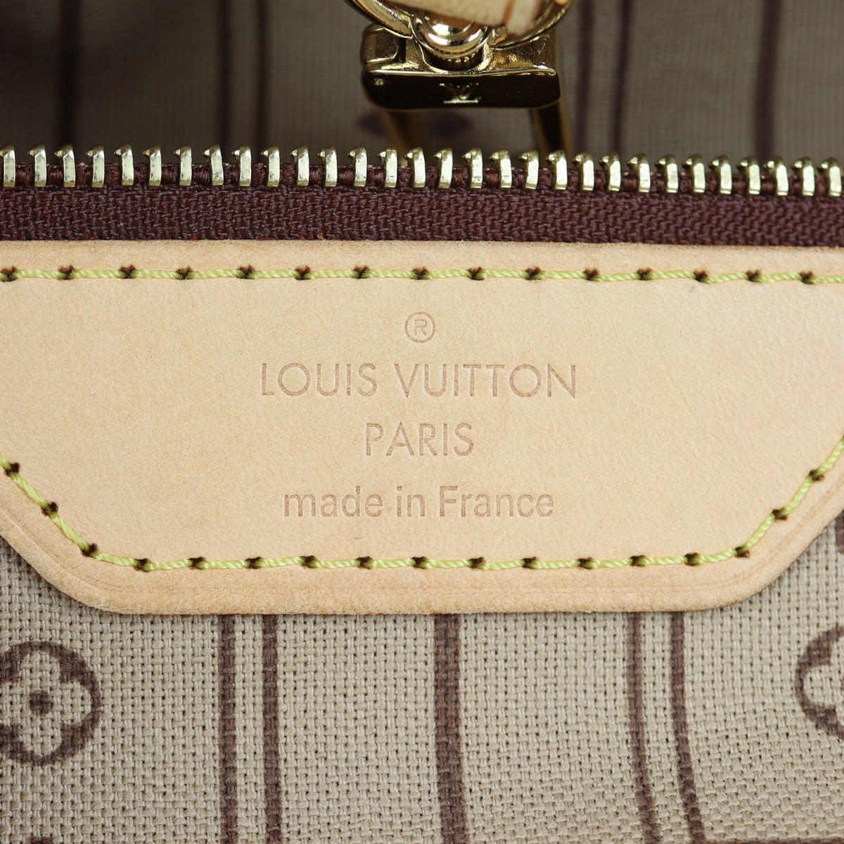 Louis Vuitton Neverfull MM Monogram Interior Stamp