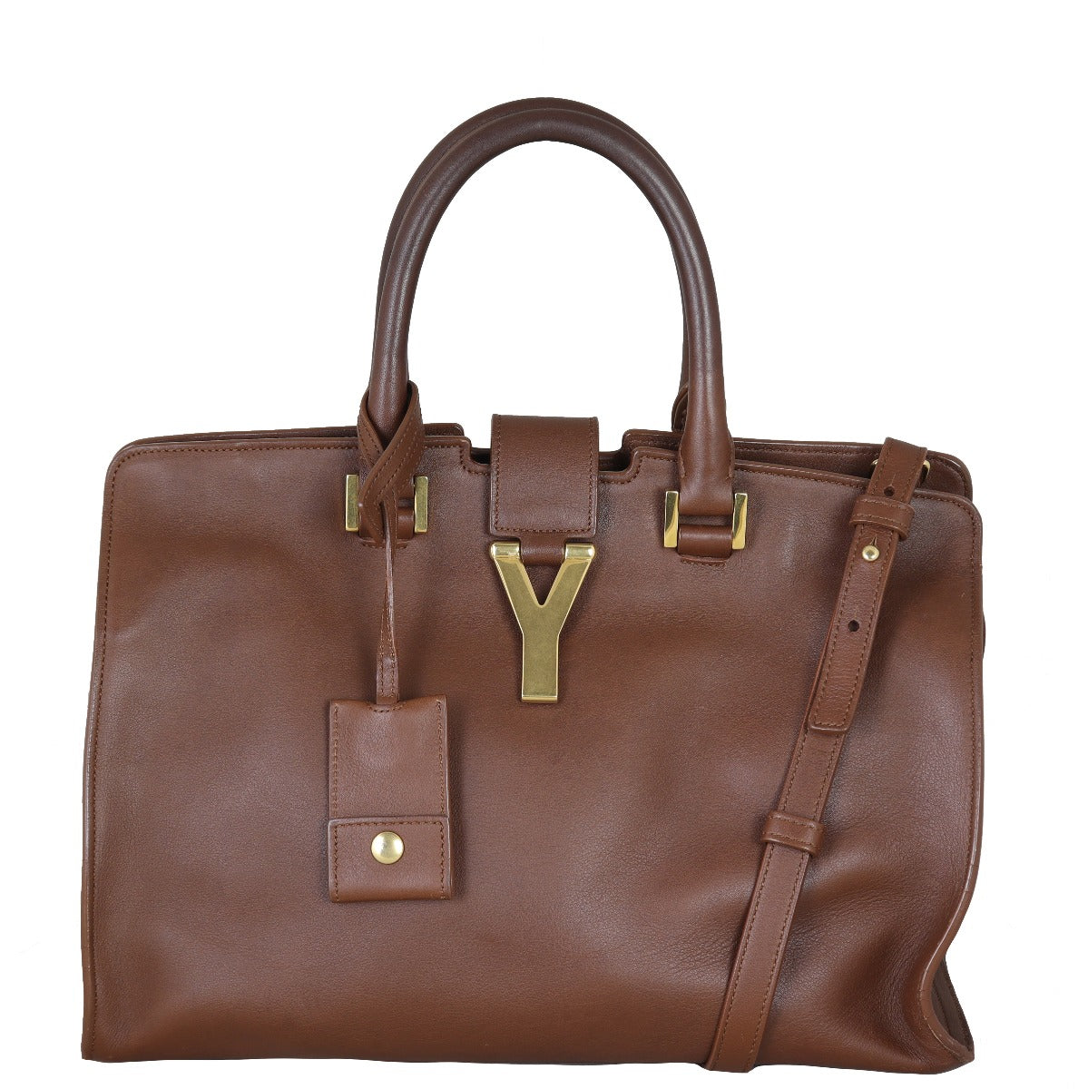 Saint Laurent Classic Y Cabas Bag Front With Strap