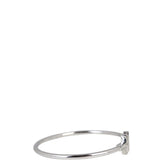 Tiffany & Co T Wire 18k White Gold Diamond Bracelet