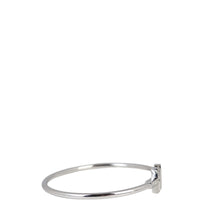 Tiffany & Co T Wire 18k White Gold Diamond Bracelet