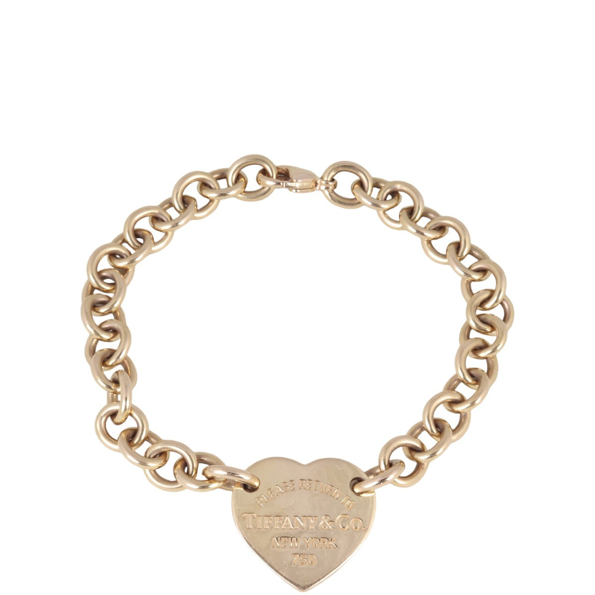 Tiffany & Co. Return To Tiffany Heart Tag 18k Rose Gold Bracelet