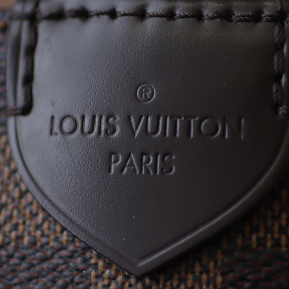 Louis Vuitton Caissa Hobo Damier Ebene Stamp