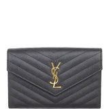 Saint Laurent Cassandre Envelope Chain Wallet