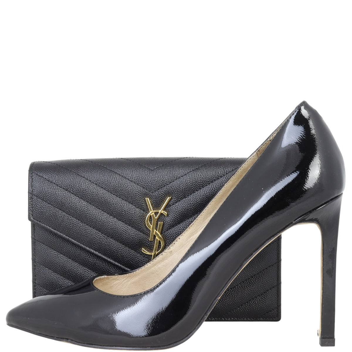 Saint Laurent Cassandre Envelope Chain Wallet