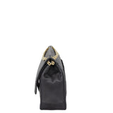 Chanel Classic Double Flap Medium | Black Vintage Gold Hardware
