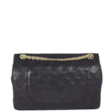 Chanel Classic Double Flap Medium | Black Vintage Gold Hardware