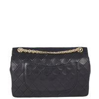 Chanel Classic Double Flap Medium | Black Vintage Gold Hardware