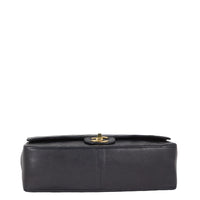 Chanel Classic Double Flap Medium | Black Vintage Gold Hardware