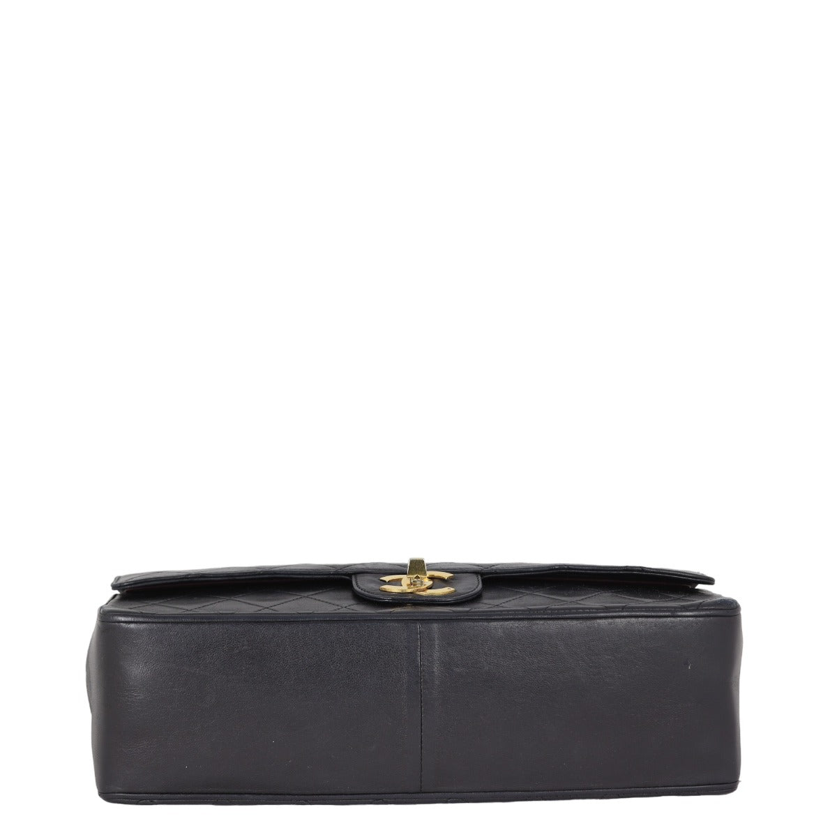Chanel Classic Double Flap Medium | Black Vintage Gold Hardware