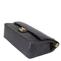 Chanel Classic Double Flap Medium | Black Vintage Gold Hardware