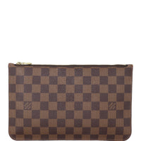 Louis Vuitton Neverfull Pochette Damier Ebene