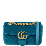 Gucci Marmont Velvet Mini Shoulder Bag