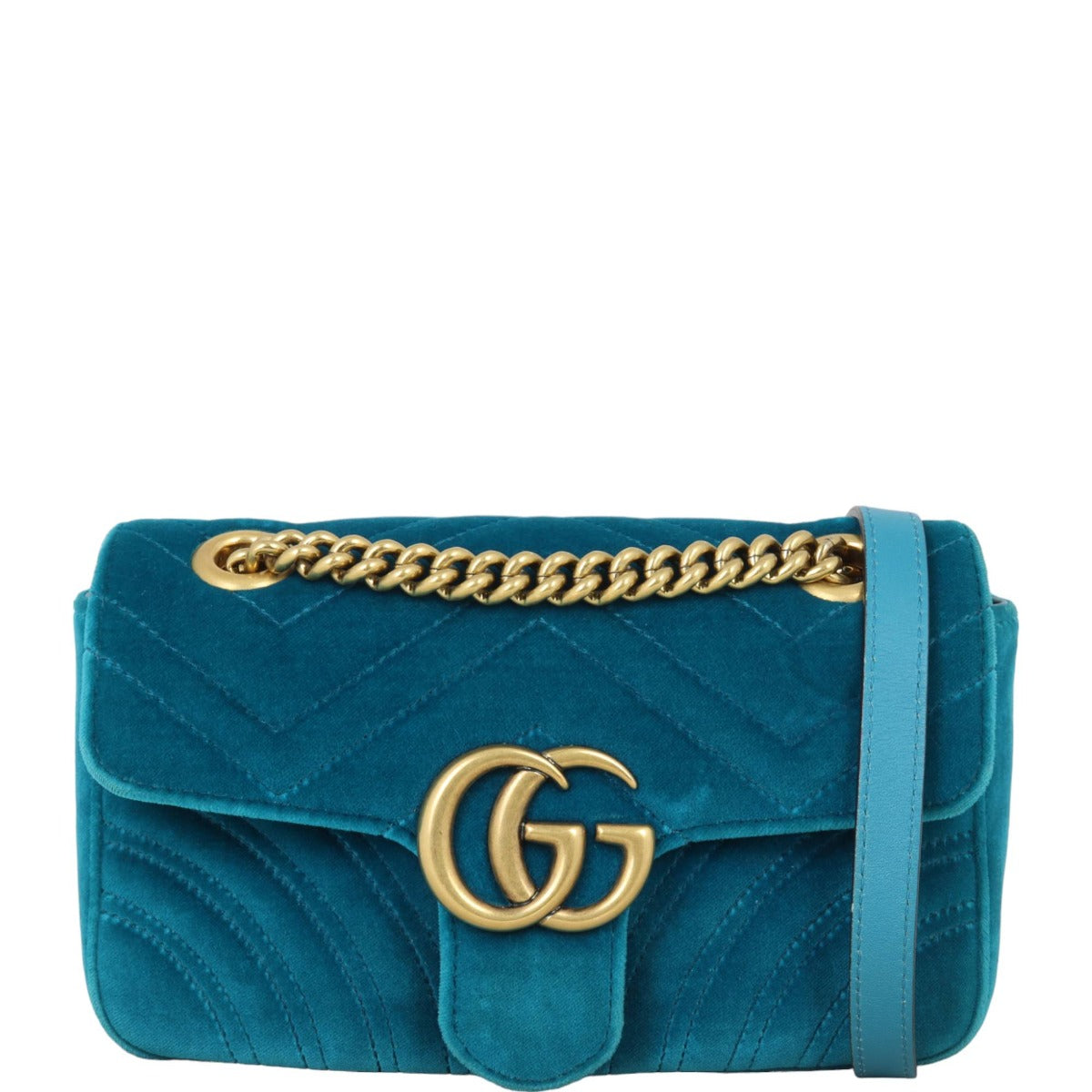 Gucci Marmont Velvet Mini Shoulder Bag
