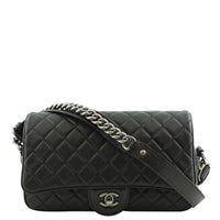 Chanel Medium Chain Classic Flap Bag Front