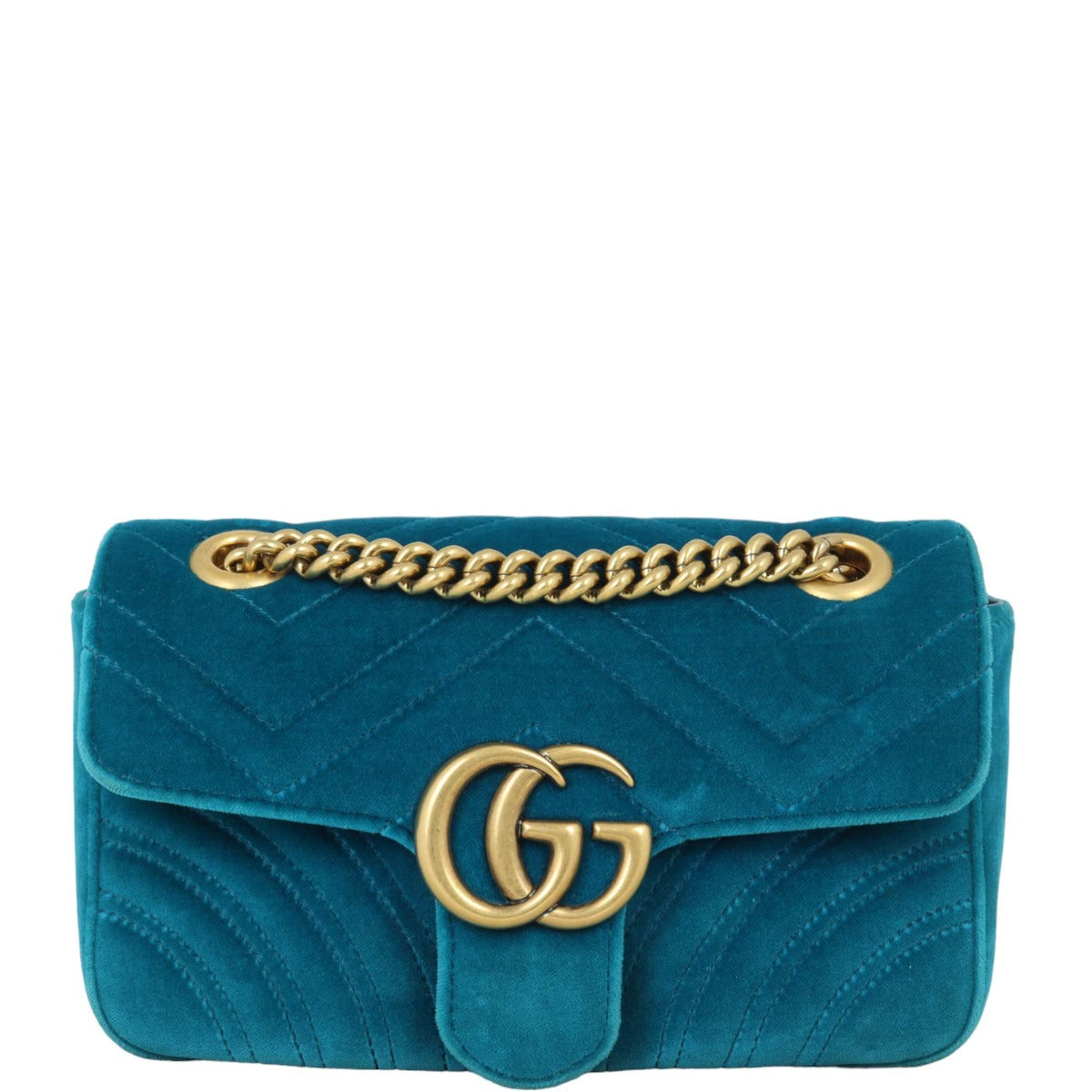 Gucci Marmont Velvet Mini Shoulder Bag