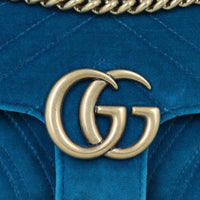 Gucci Marmont Velvet Mini Shoulder Bag