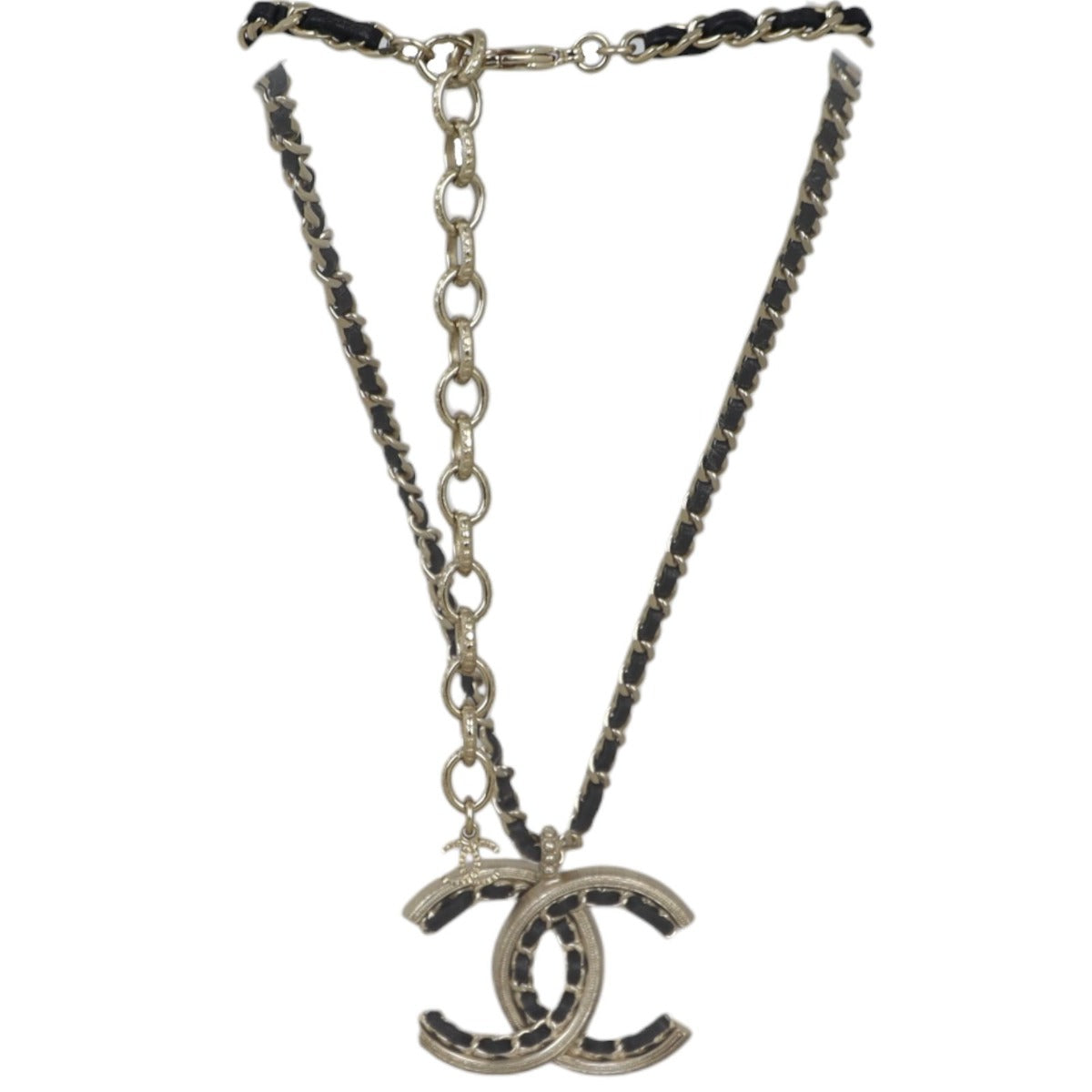 Chanel CC Pearl Crystal Necklace