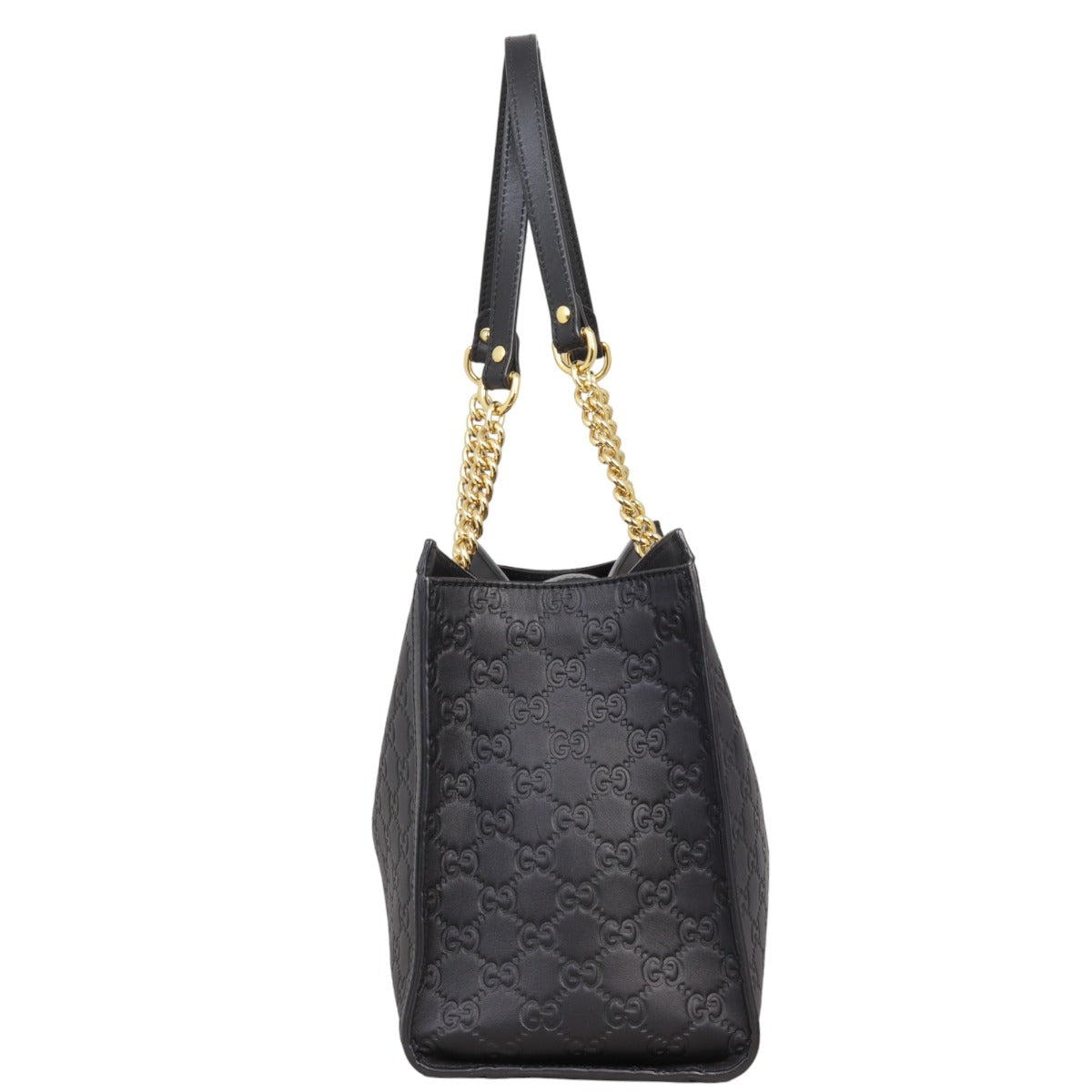 Gucci Guccissima Padlock Tote Medium